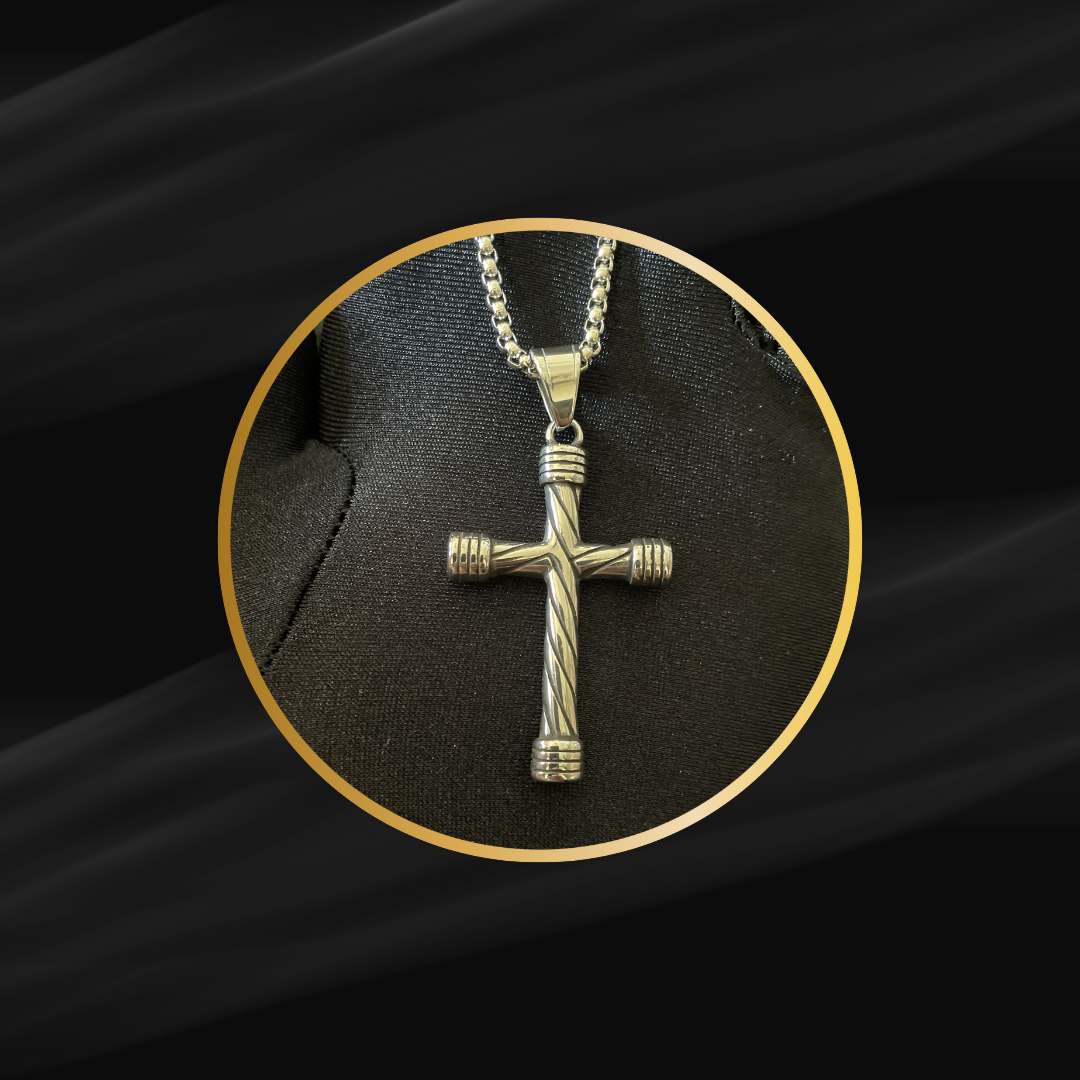 SS | Faith Cross Pendant with Chain