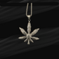 SS | Cannabis Leaf Pendant with Chain
