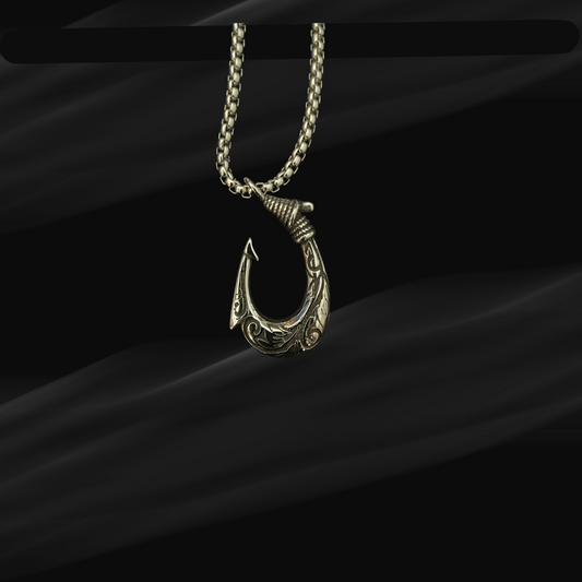 Ivory Trumpet Pendant with Chain