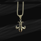 SS | Fleur-de-Lis Pendant with Chain – Timeless & Stylish