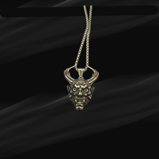 Night King Monster Face Pendant & Chain