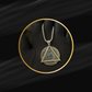 Mystic All-Seeing Eye Triangle Pendant with Chain